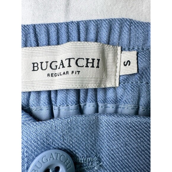 BUGATCHI Tristan Drawstring Pants Air Blue Linen Blend Men's SMALL NWOT‎ - Picture 6 of 12